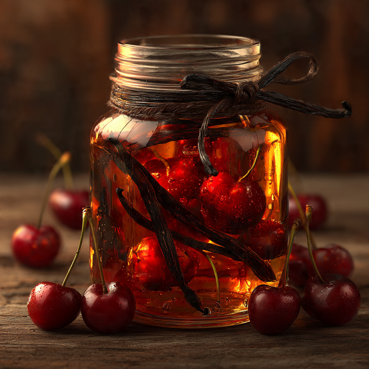 Rhum arrangé cerise vanille
