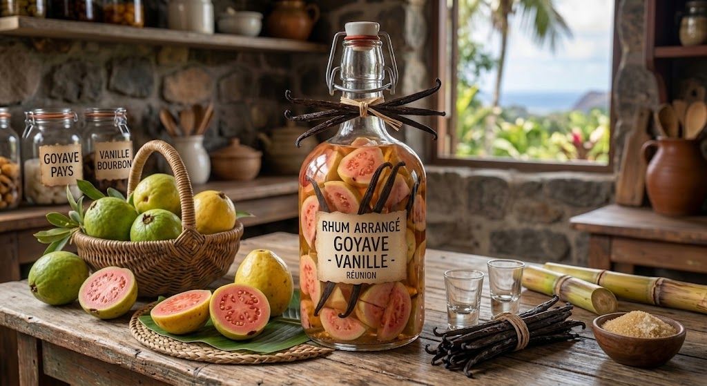 Rhum arrangé goyave vanille