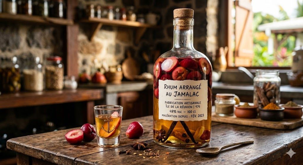 Rhum arrangé jamalac de la Réunion (974)