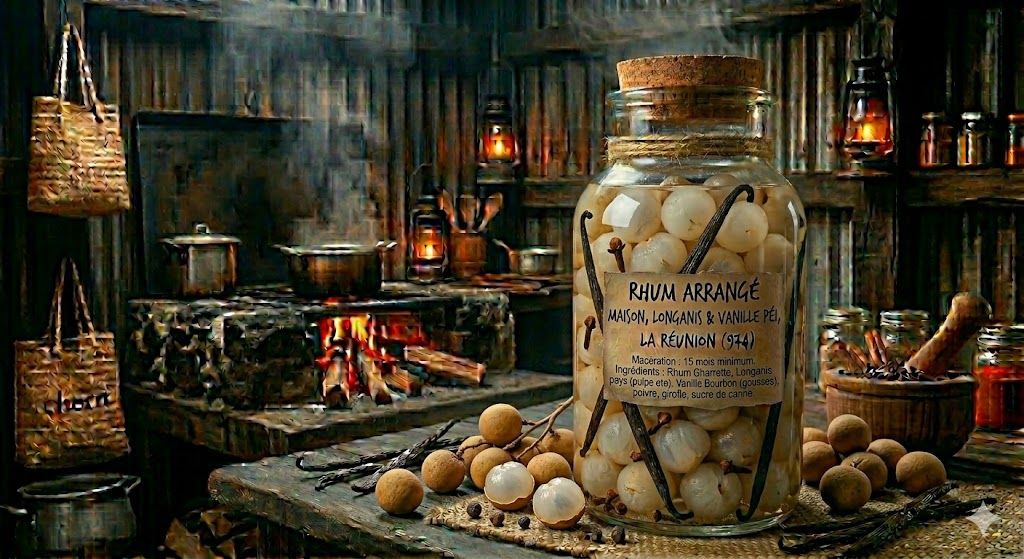 Rhum arrangé longanis (974)