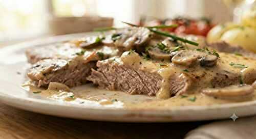 Escalope de veau à la crème