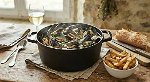 Moule sauce poulette