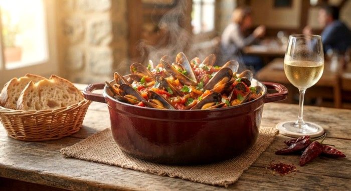 Moules à la basquaise