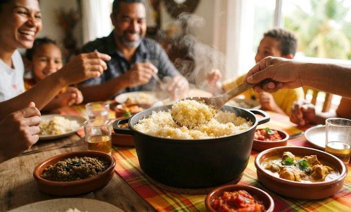 Recette du Riz Maïs de la Réunion (974)