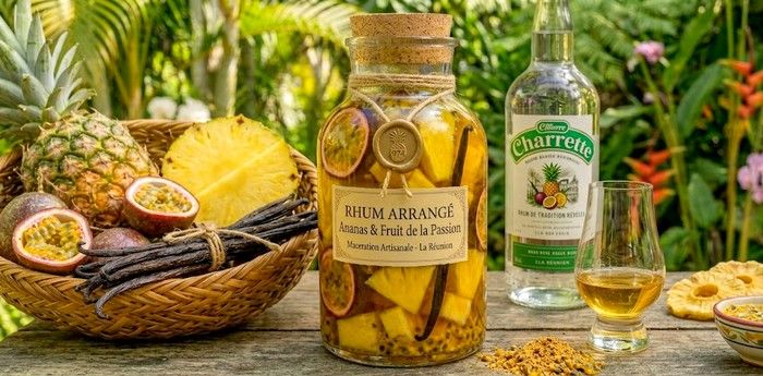 Rhum arrangé ananas passion
