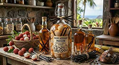 Rhum arrangé litchi gingembre