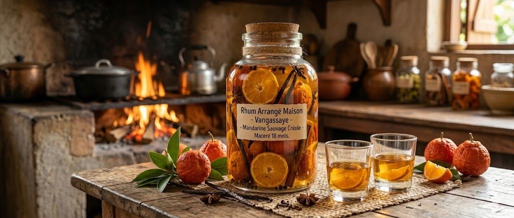 Rhum arrangé Vangassaye (mandarine sauvage réunionnaise)