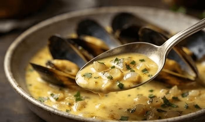 Moules au beurre persillé