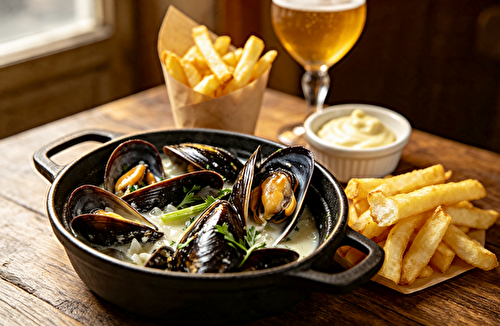 Moules-frites à la belge