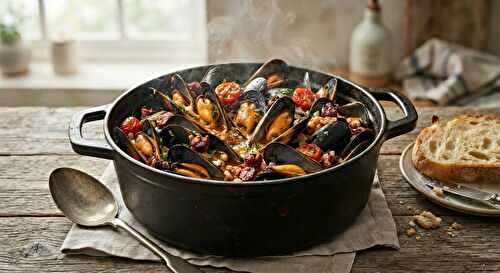 Recette des Moules au chorizo facile