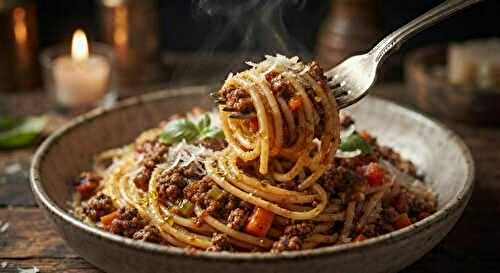 Spaghetti bolognaise traditionnelle