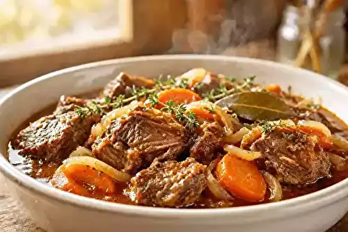 Daube de bœuf traditionnelle : recette facile
