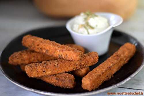 Bâtonnets panés de butternut