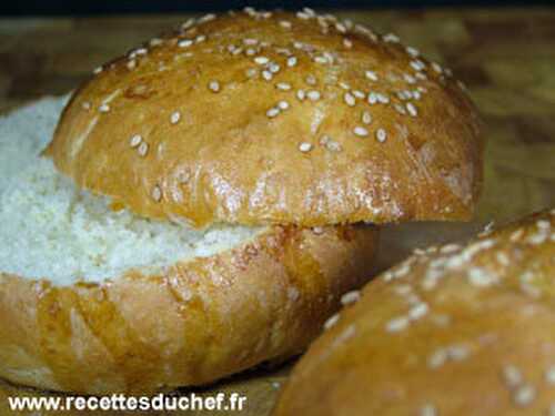 Buns : pains pour hamburger maison