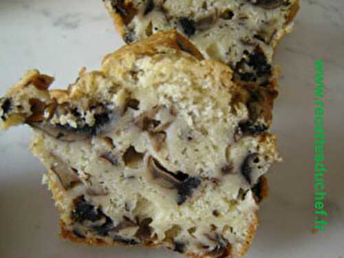 Cake aux champignons