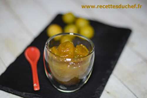 Chutney aux mirabelles