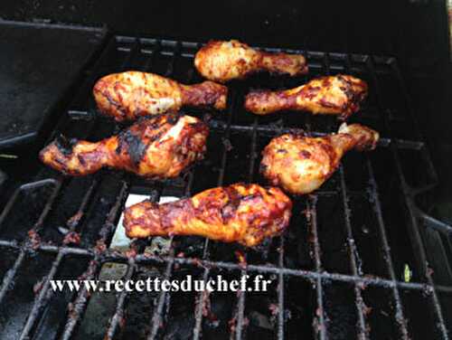 Cuisses de poulet au barbecue