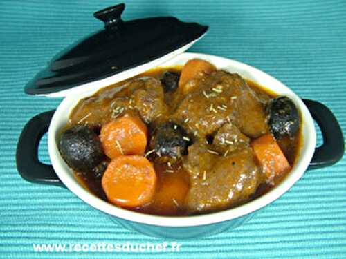 Daube de Boeuf à la Provençale aux olives noires