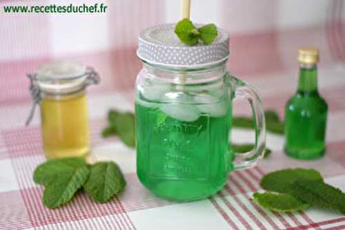 Faire son sirop de menthe maison