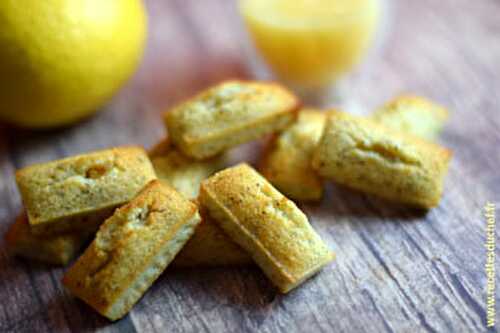 Financiers au lemon curd