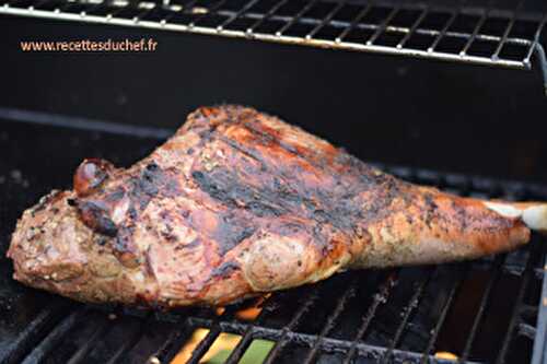 Gigot d'agneau au barbecue