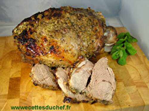 Gigot d'agneau - Epaule d'agneau mariné(e) yaourt et menthe