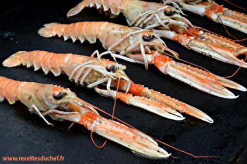 Langoustines au barbecue