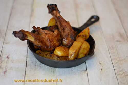 Manchons de canard au miel