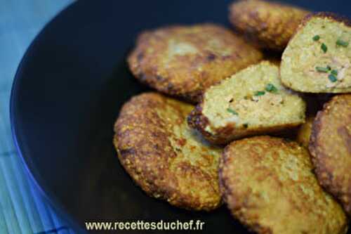 Papitas : croquettes de quinoa au thon