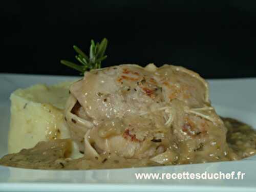 Paupiettes de veau sauce express