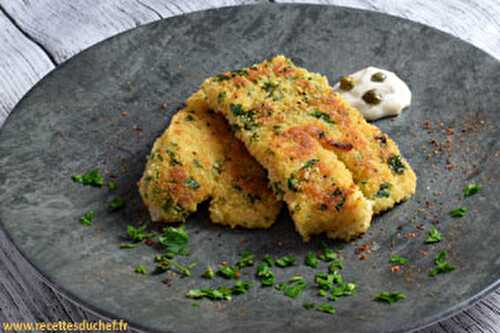 Poisson pané aux Corn Flackes et riz aux légumes - Hum, ça sent