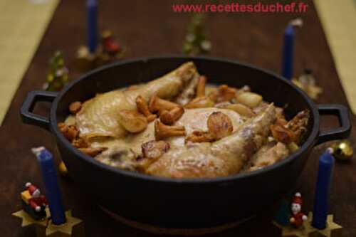 Poularde au riesling - recette de grand chef