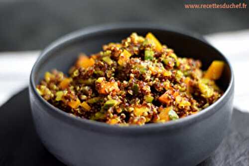 Quinoa rouge au curry