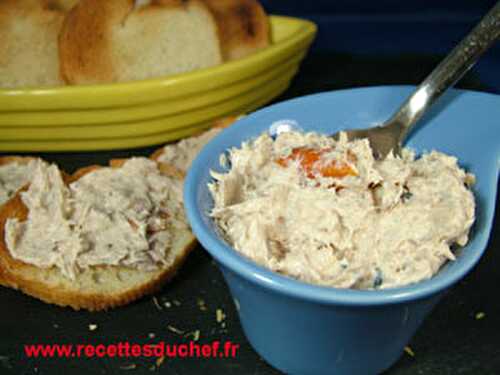 Rillettes de sardines à la tomate confite