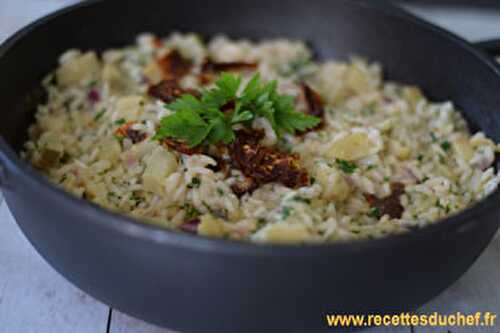 Risotto aux fonds d'artichauts