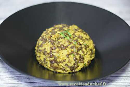 Risotto aux lentilles beluga