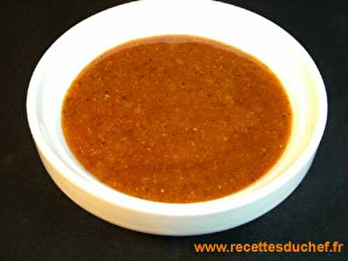 Sauce curry du fast-food