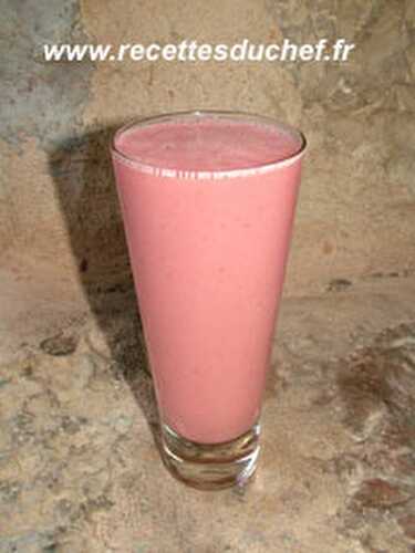 Smoothie à la fraise