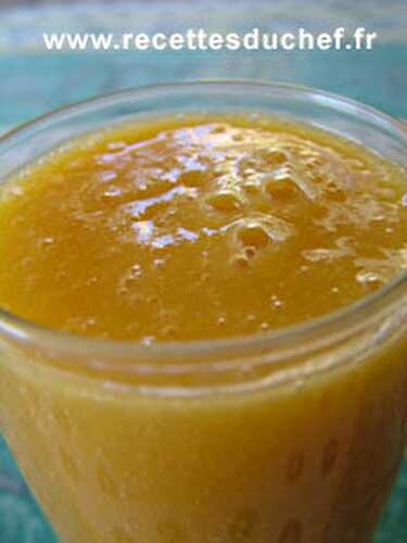 Smoothie mangue orange