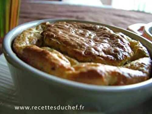 Soufflé au fromage en mini cocotte