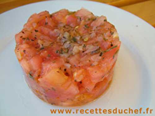 Tartare de tomates : recette facile