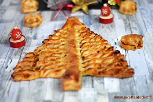 Tarte sapin feuilletée pour l'apéritif : la technique