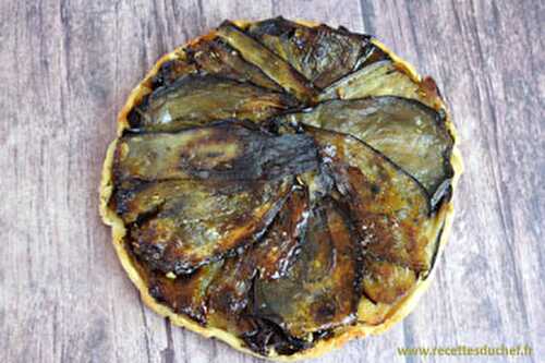 Tarte tatin aux aubergines