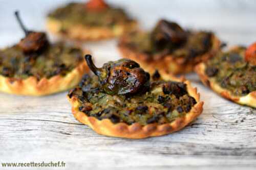 Tarte verte courgettes et aubergines