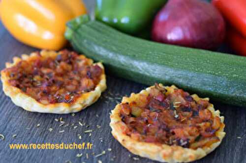 Tartelette aux légumes du soleil