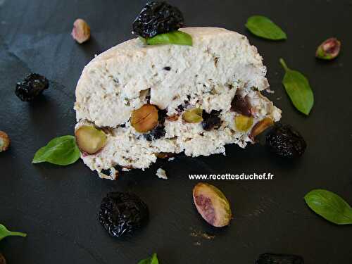 Terrine de poulet aux cerises séchées