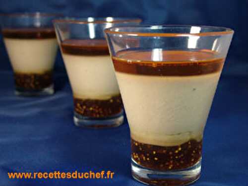 Verrine de foie gras et gelée au vinaigre de Banyuls