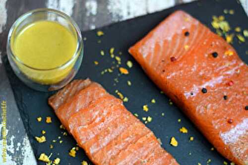 Sauce pour saumon gravlax