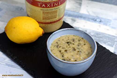 Sauce au tahini et au citron