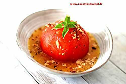 Tomate farcie à la stracciatella